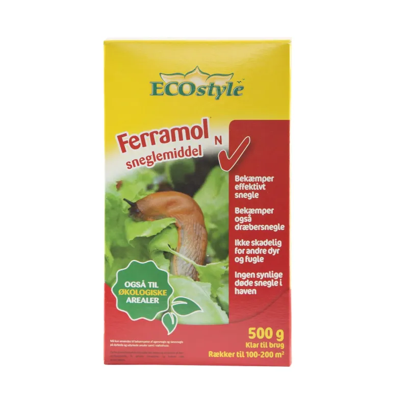 Ecostyle Sneglemiddel 500g - Effektiv bekæmpelse af snegle