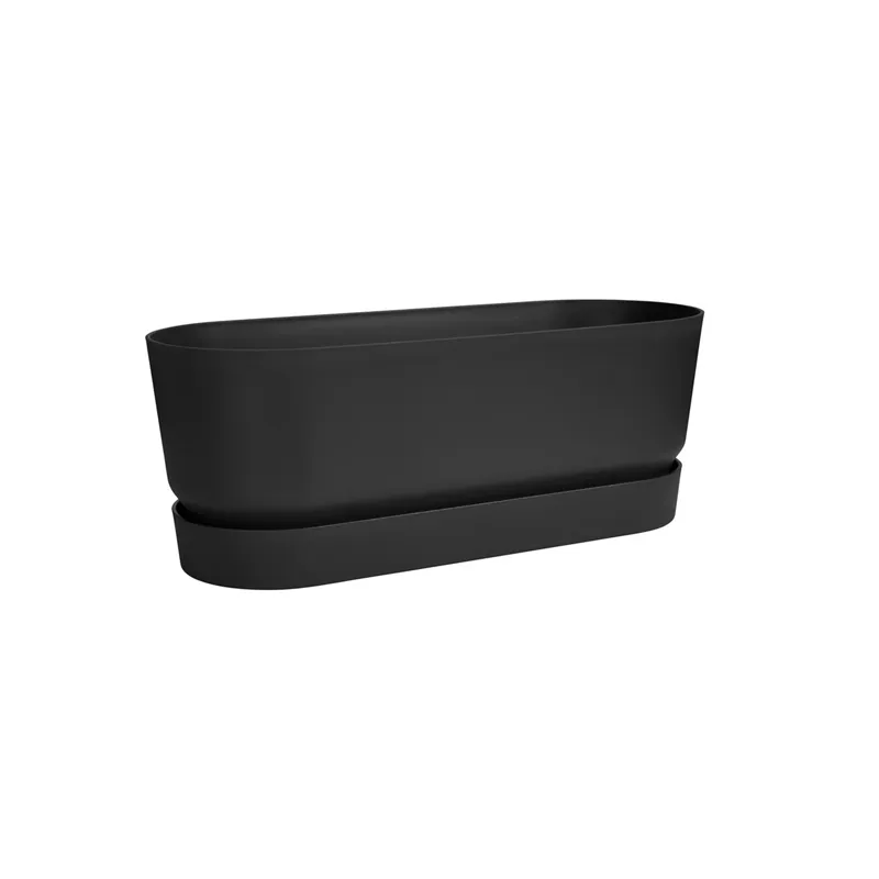 Elho Greenville Trough Long 50cm Living Black