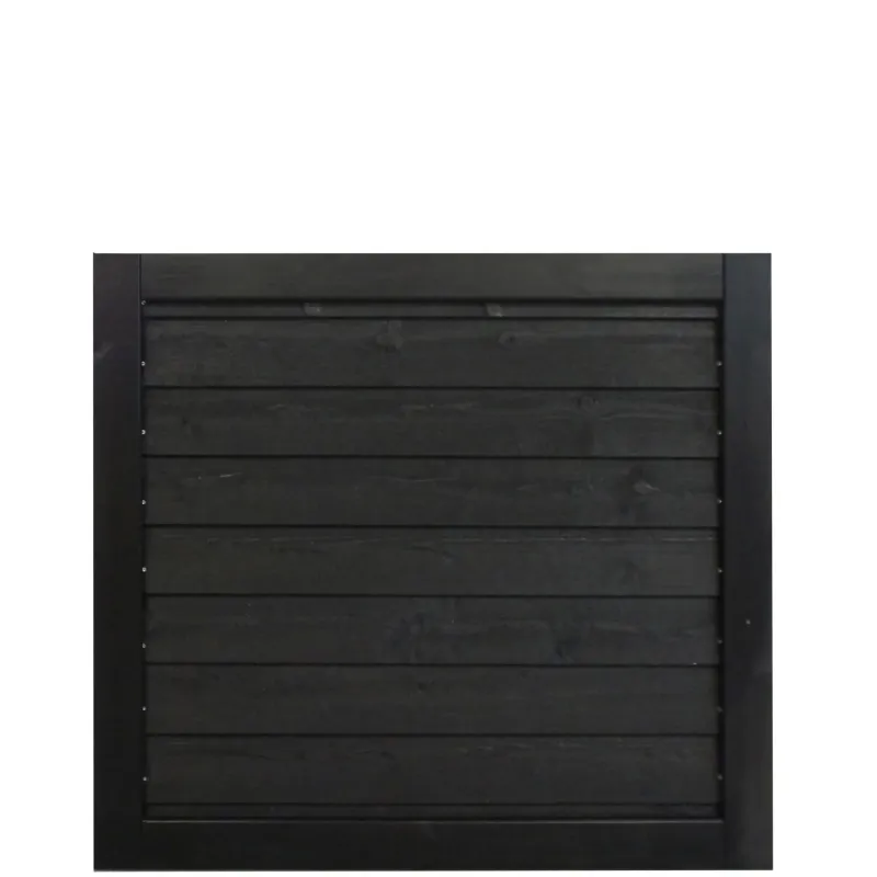Frøslev Systemhegn Låge 120x111 cm - Sortmalet Klink