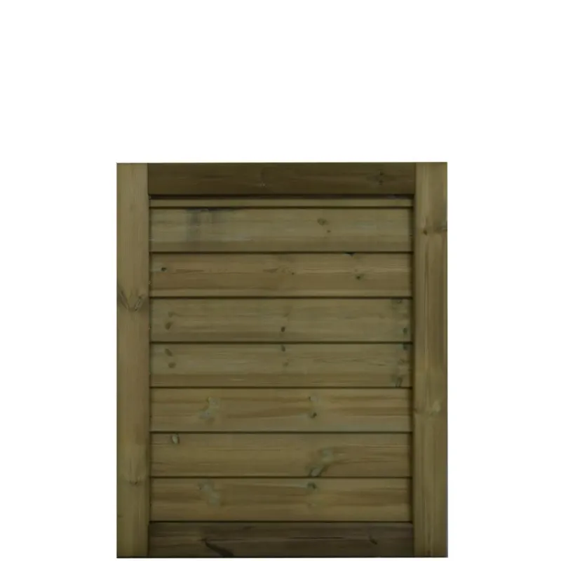 Frøslev Systemhegn 90 x 111 cm Grøn Låge Klink Tryk