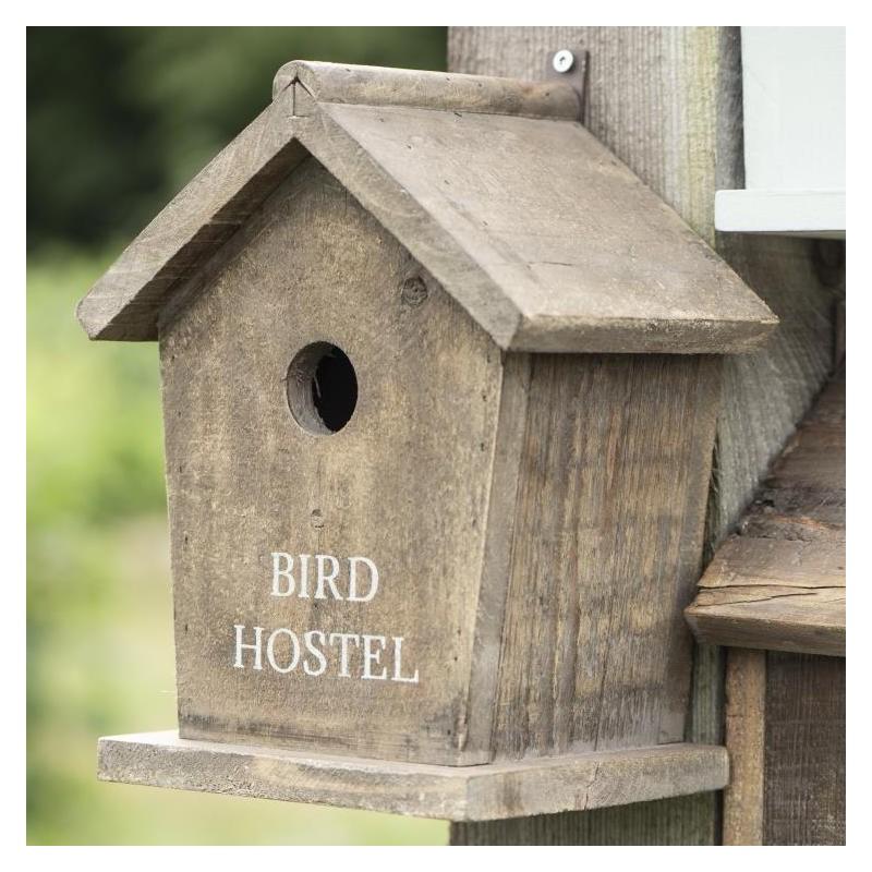 Fuglehus - Bird Hostel i Mørkt Træ fra Ib Laursen