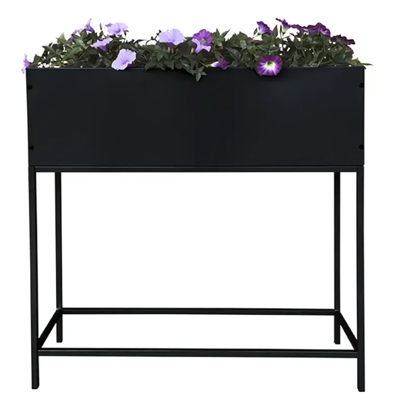 Garden Life Blomsterkasse - Elegant Sort Til Haven