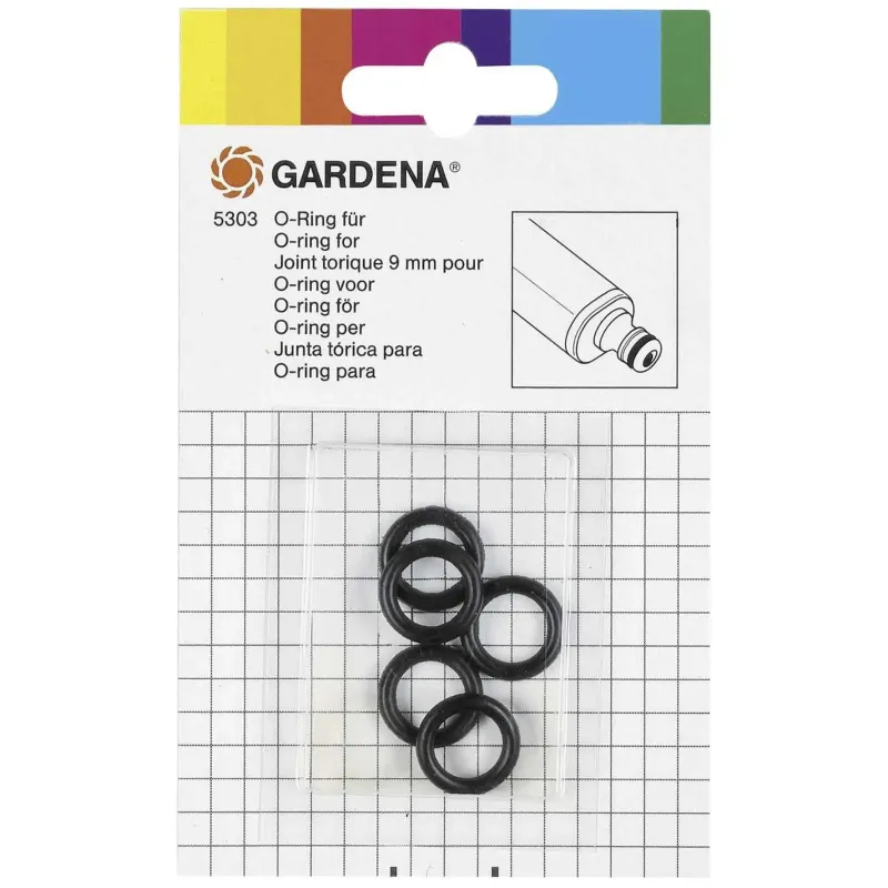 Gardena O-ring til vandingssystem - Stk 05303-20