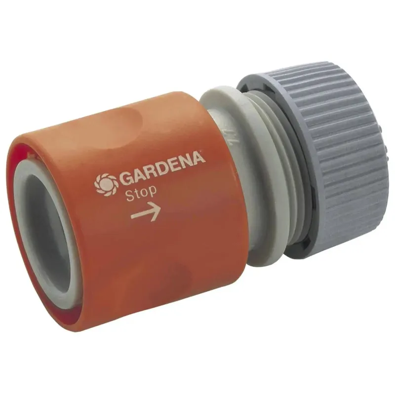 Gardena Slangekobling    Med Stop 18213-20