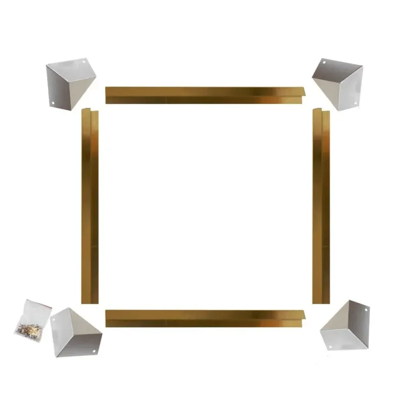 Gardenlife Sneglesikker Metalprofil til Palleramme 80x80cm