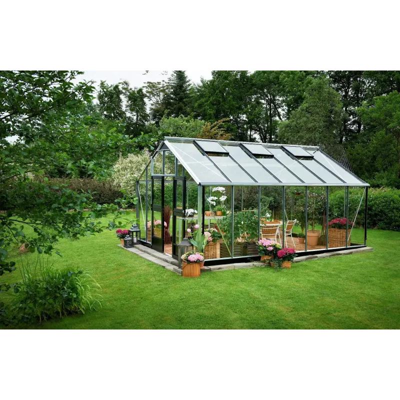 Juliana Gartner 18,8 m² - Drivhus med polycarbonat 10 mm