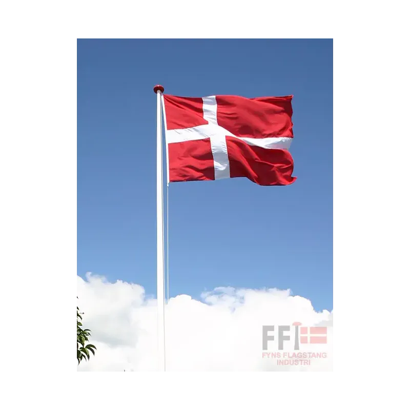 Glasfiberflagstang 7 Meter med Tilbehør - Udsalg!