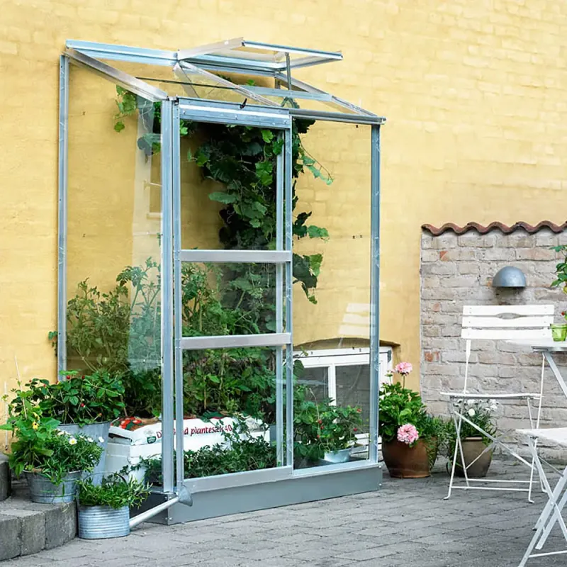 Halls Altan                  Glas Vægdrivhus