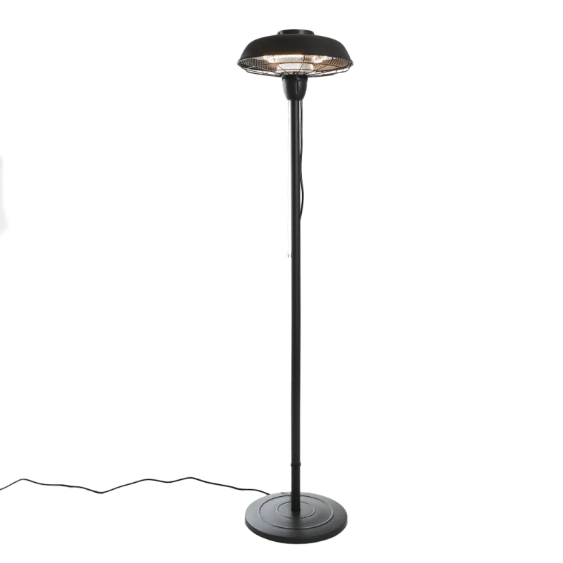 Hortus Terrassevarmer Gulvmodel 900/2100W - Sort Udsalg