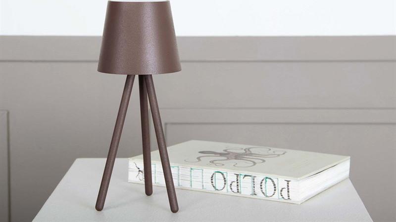 Zoe Lampe i Rustfarve - Stilfuld Bordlampe fra House of Sander