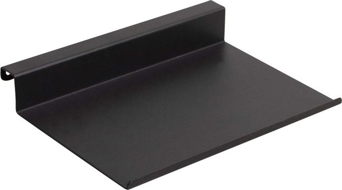 2Easy Dyb Hylde i Sort - Minimalistisk Metalhylde