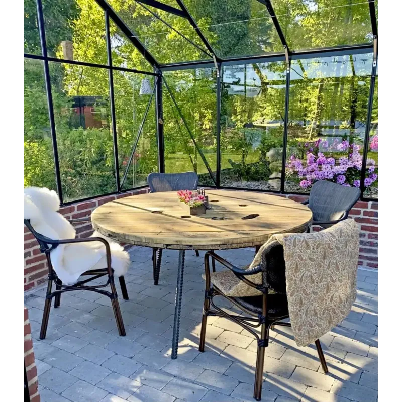 Kabeltromlen Havebord Kabeltromle Armeringsjernben ø140 Ude Olie 960243