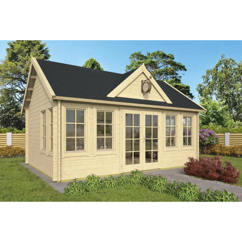 Kissimmee Bjælkehytte 44 mm - Tilbud på Hytter!