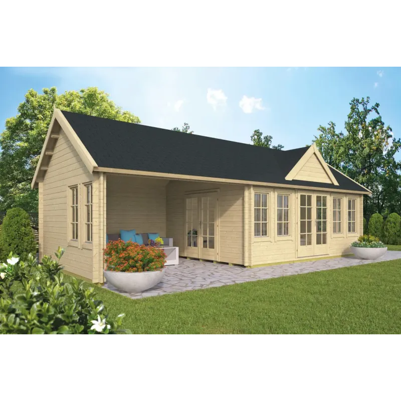 Mckinney Med Baldakin Bjælkehytte 70   400820n  37