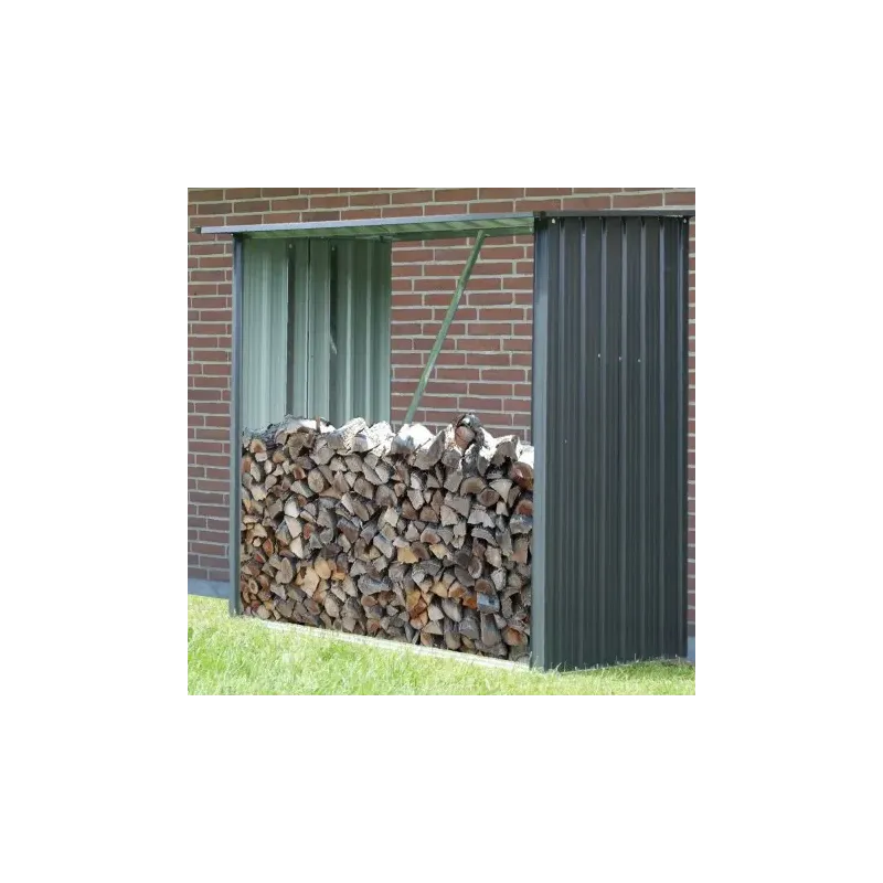 Nsh Brændely i Metal - Antracitgrå Opbevaring til Haven