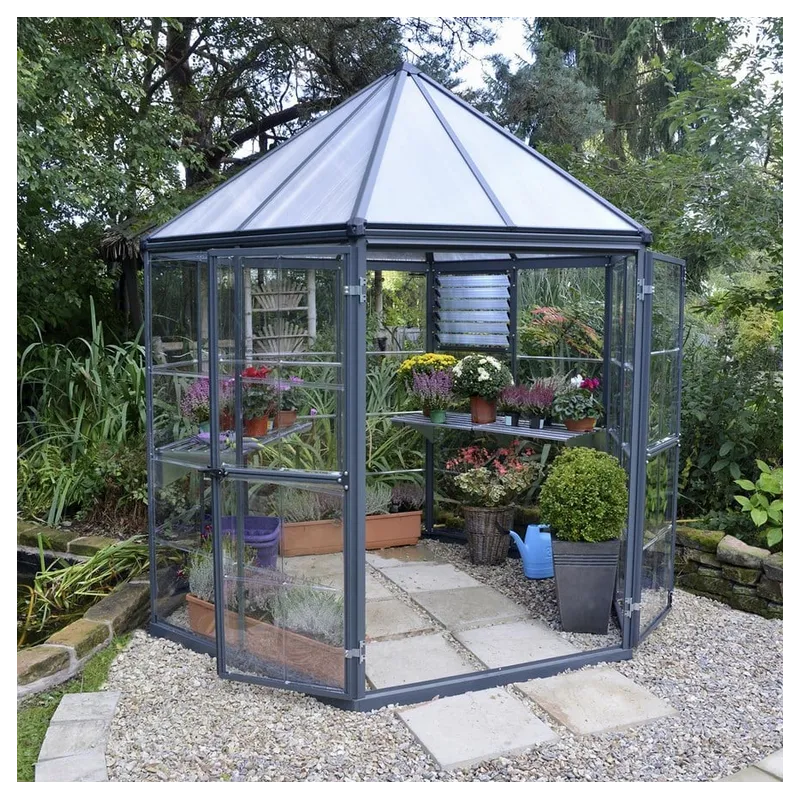 Palram Canopia Oasis Hexagonalt Drivhus - Stilfuldt Design