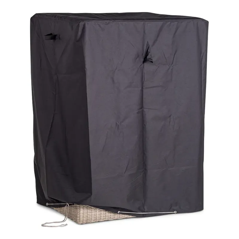 Overtræk til Modulsæt i Sort Polyester - 77x132x100 cm