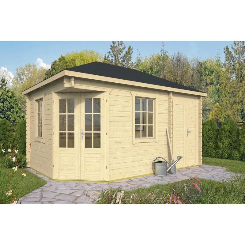 Palm Coast Med Side Tilbygning Bjælkehytte 44   400781n 13