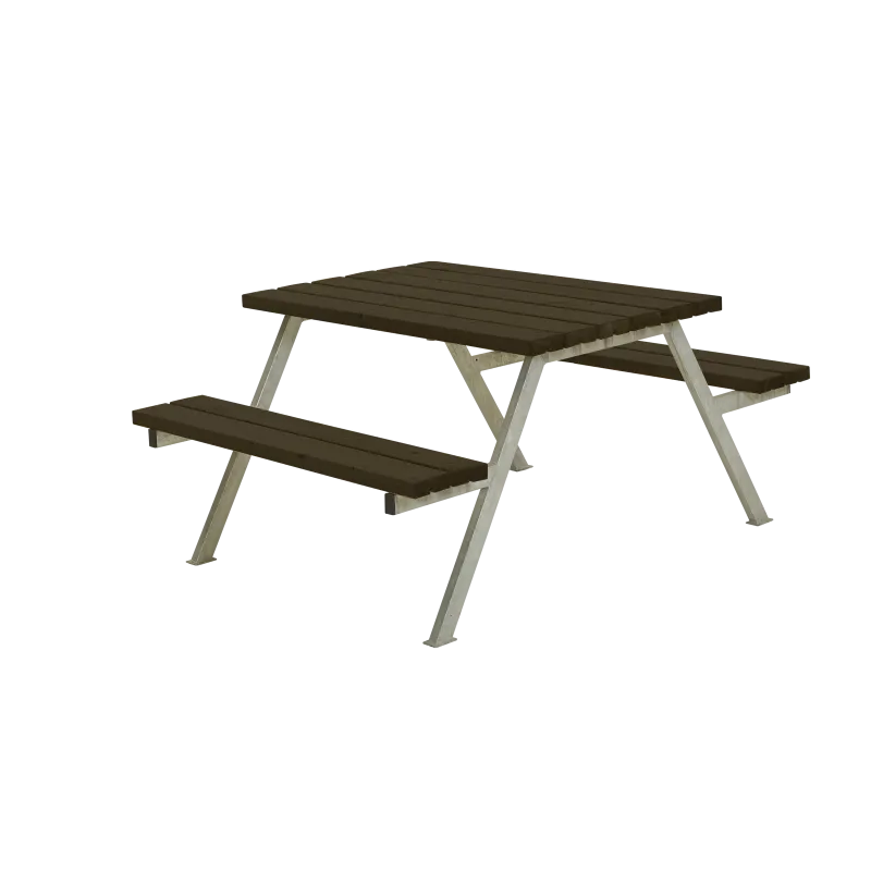Plus Alpha Bord- og Bænkesæt - Sort, 118 cm
