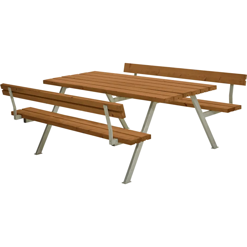 Plus Alpha Bord Bænkesæt     Ryglæn 177   Teak