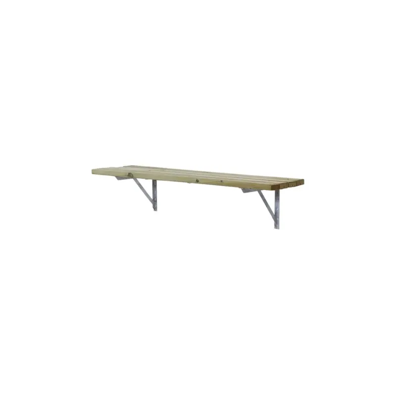 Plus Bænk Hylde med Beslag og Planker - 177x50cm Tilbud