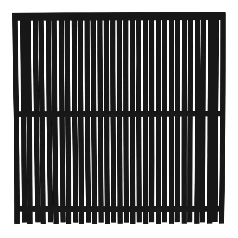 Plus Nagano Hegn 180x180 cm - Sort Grundmalet Hegn