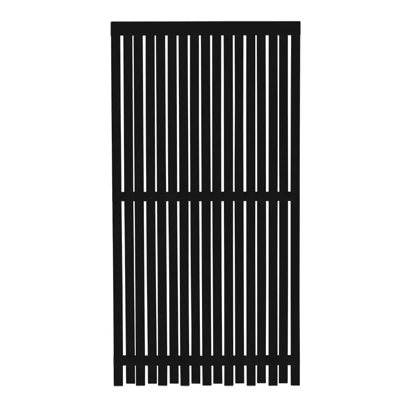 Plus Nagano Hegn 90x180 cm - Grundmalet Sort 17478-15
