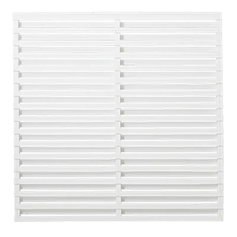 Plus Osaka Hegn 180x180 cm - Grundmalet Hvid Elegance