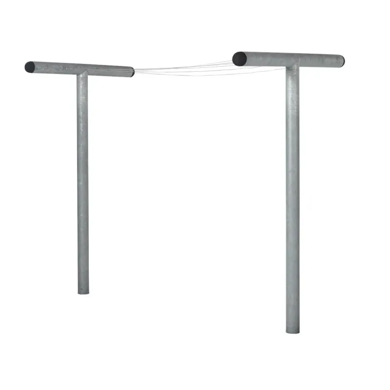 Plus Pipe Tørrestativ i Galvaniseret Stål - 130x520cm