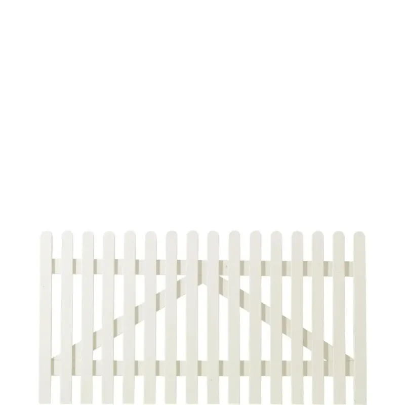 Plus Retro Havelåge i Hvid - Bred Stakit 150x80 cm