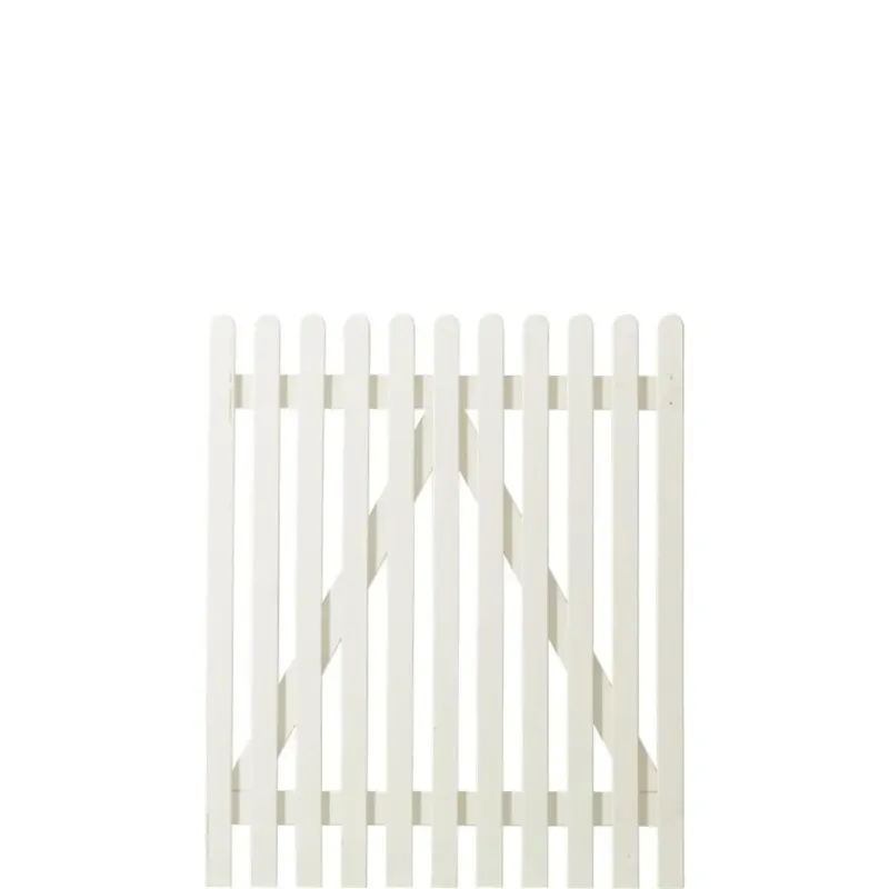 Plus Retro Havelåge 100x120 cm - Grundmalet Hvid Tilbud