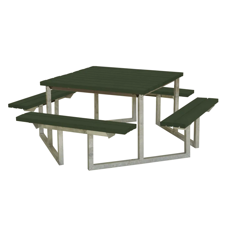 Plus Twist Bord Bænkesæt 204 cm - Grøn - Haven Møbler
