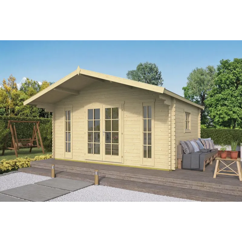 Port St. Lucie Bjælkehytte - 44 mm - Håndværkerpris!