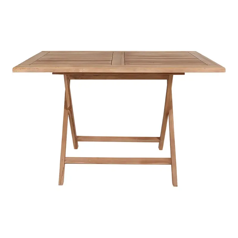 Teaktræ Spisebord 120x80xh75cm - Fantastisk tilbud!