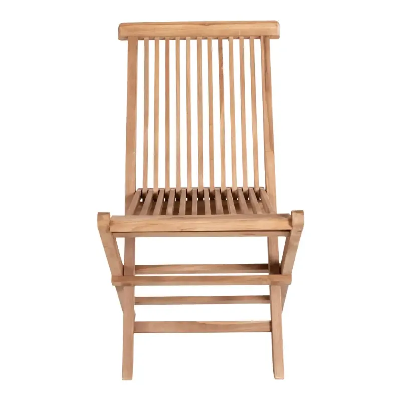 Teaktræ Spisebordsstol - Naturfarvet Design 7001130