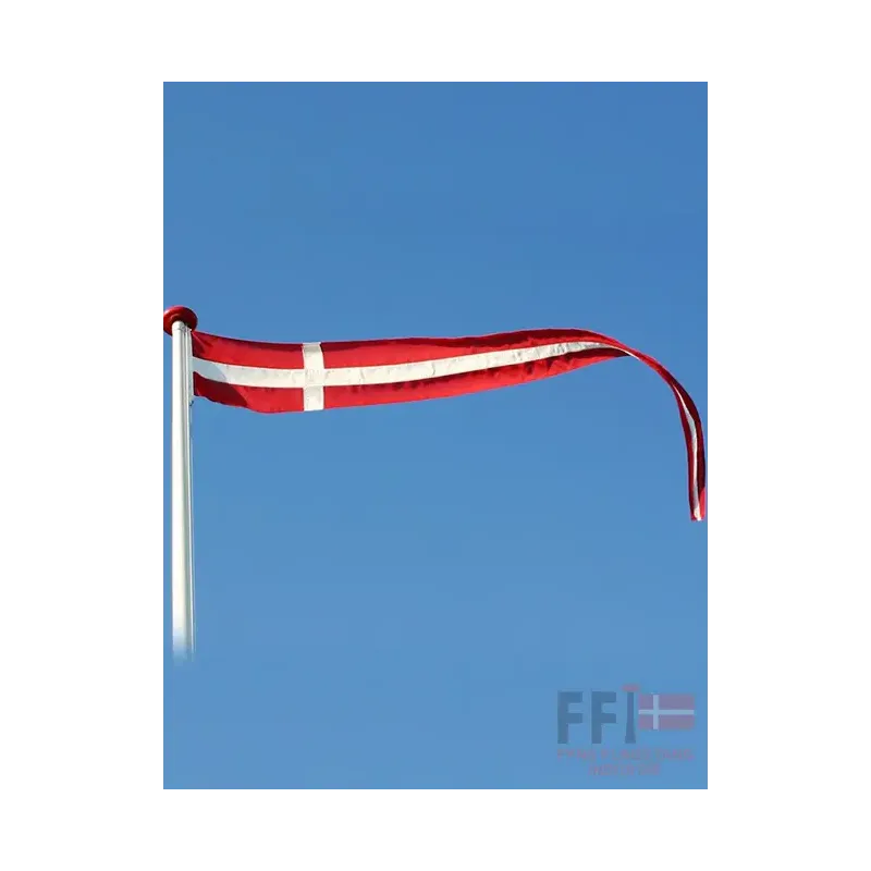 Stander til 18 Meter Glasfiberflagstang - Dannebrog Vimpel