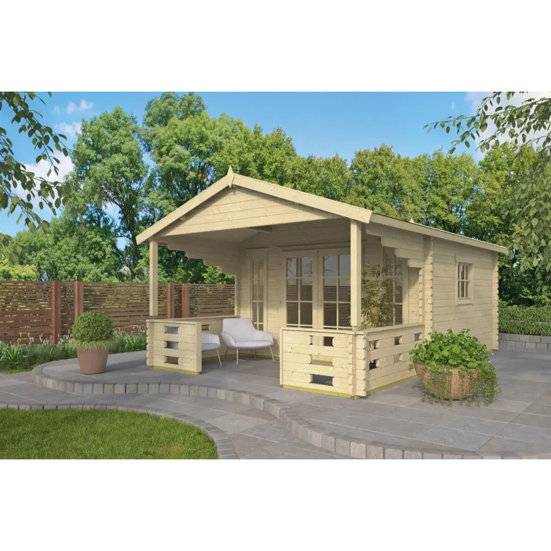 Staten Island Bjælkehytte - 44 mm - Tilbud hos HytteExperten