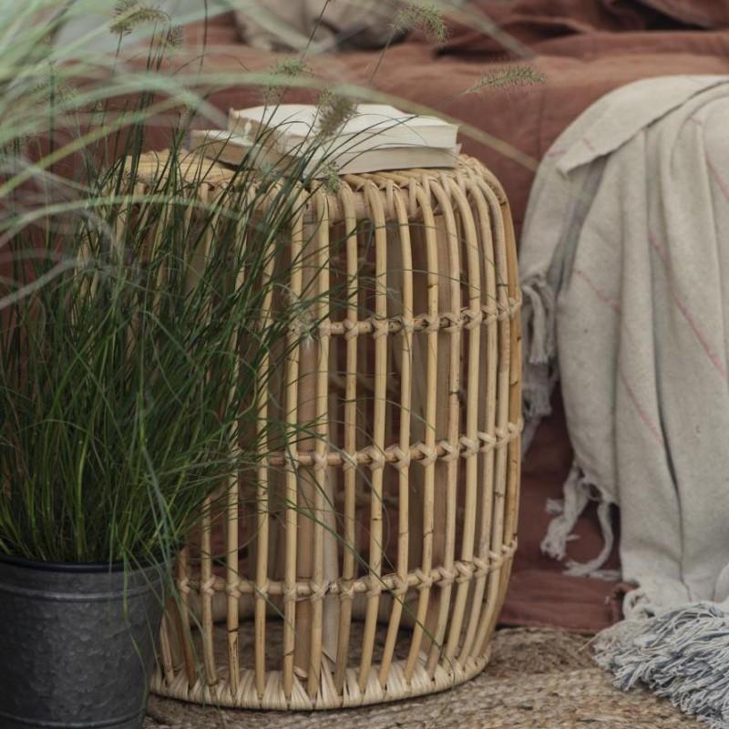 Rattan Taburet fra Ib Laursen - Udelivstilbud!