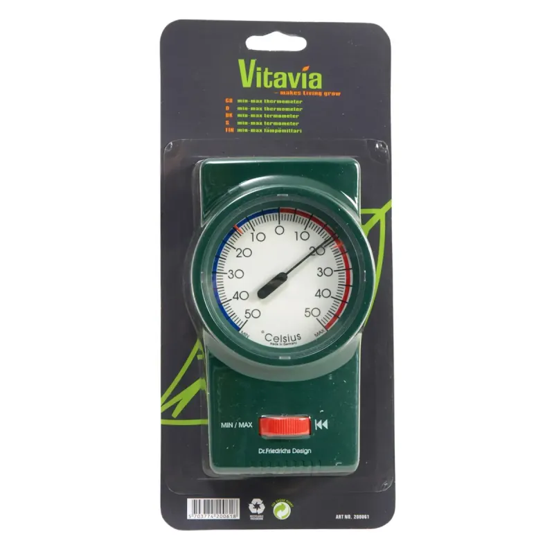 Vitavia Min Max Termometer til drivhus - Mål temperaturer
