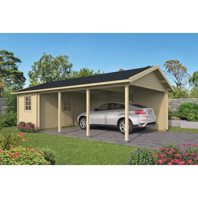 Winston-Salem Carport-Skur 44 mm - Tilbud på Homeshop.dk