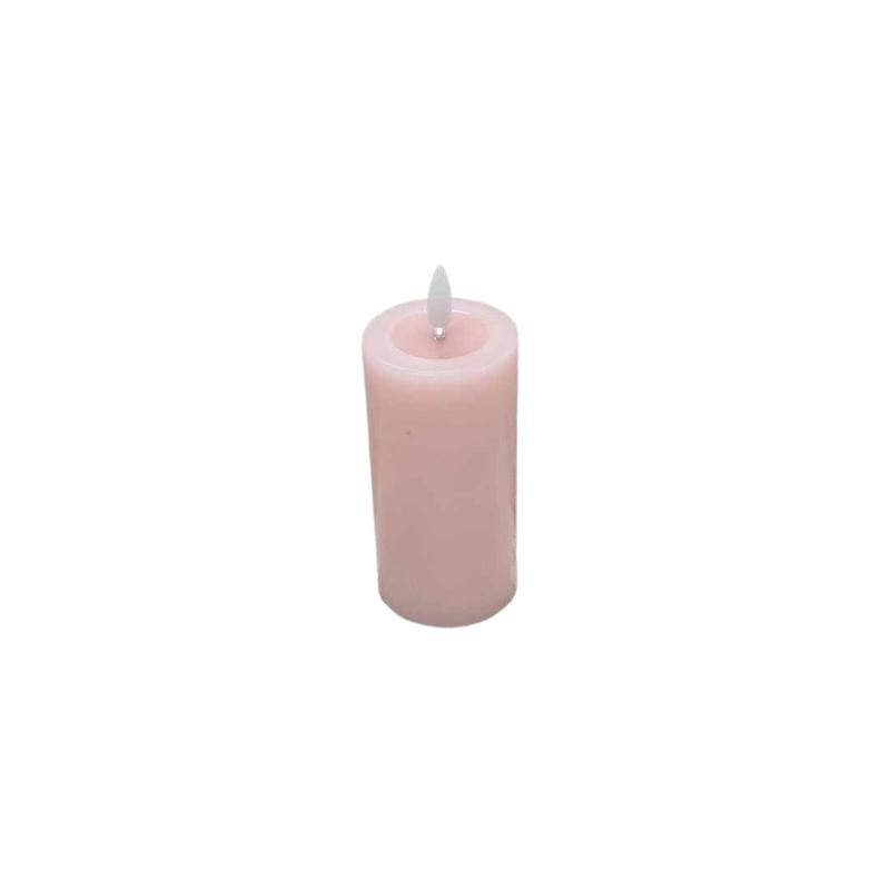 Deluxe Homeart Lys Rosa Led Bloklys 5x10