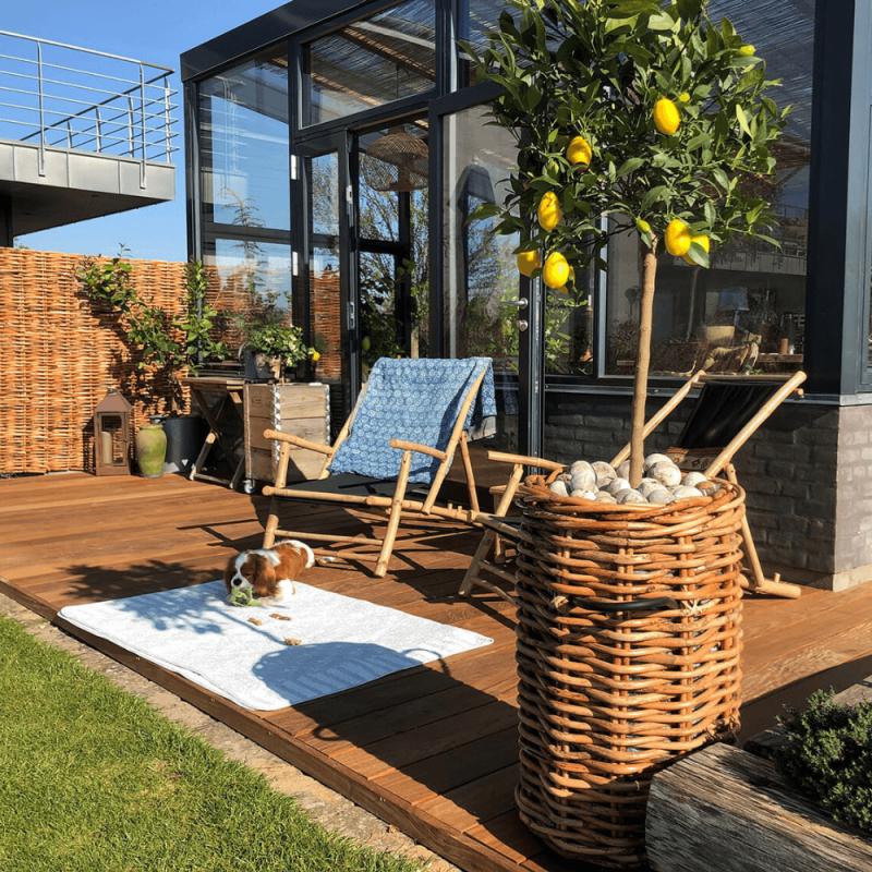 A2 Living Rattan Basket Round Maxi