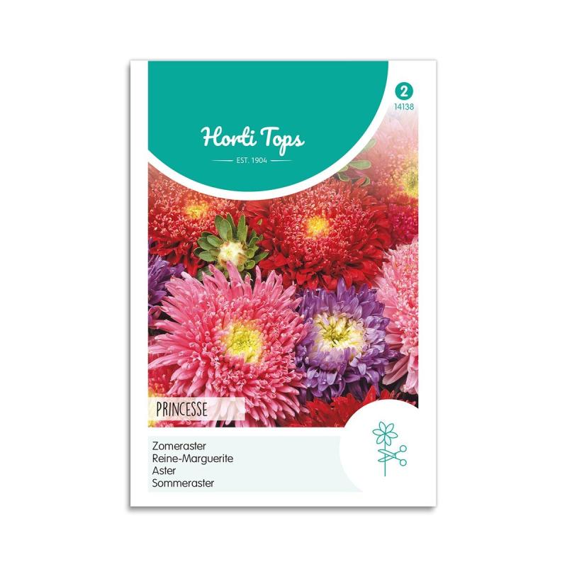 Asters Frø Mix "Giant Princess" - Fantastiske Blomsterfrø