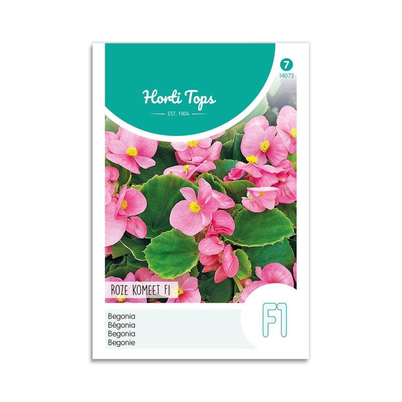 Begoniefrø "Rose Comet F1" - Horti Tops på tilbud!