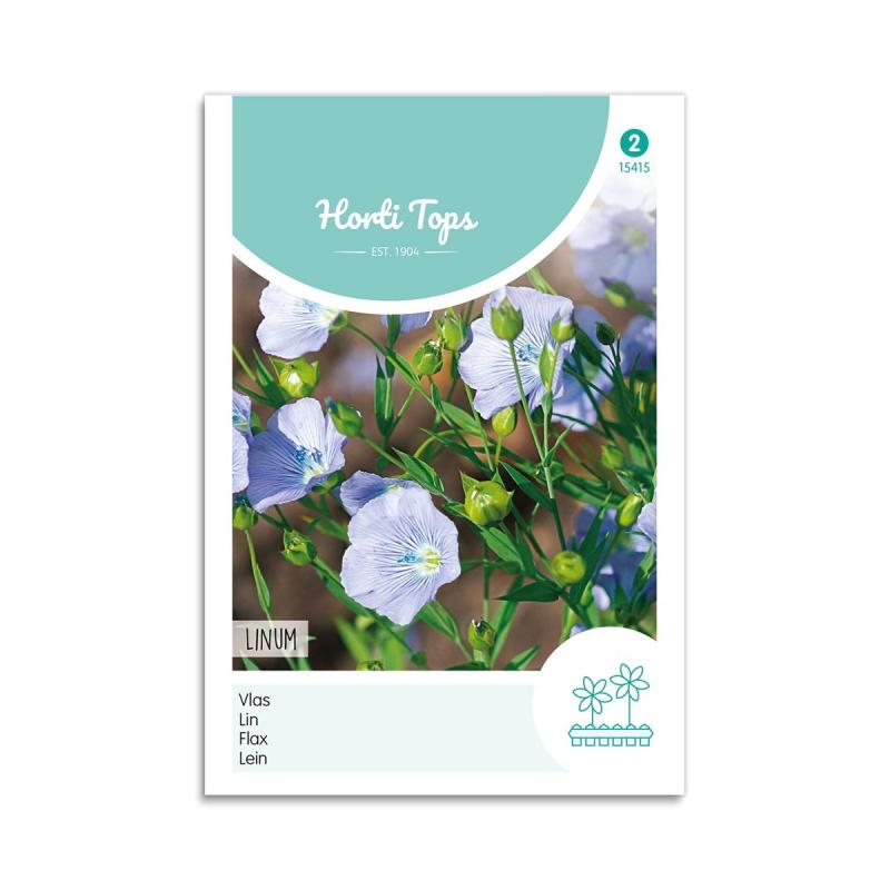 Blå Hør Frø "Linum" - Horti Tops til Haven