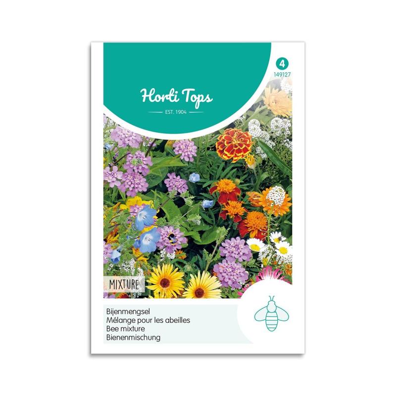 Farverig Blomsterblanding til Haven - Horti Tops