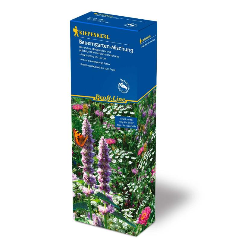 Bondegårdsidyl Blomsterblanding 50 m² - Få din have til at blomstre!