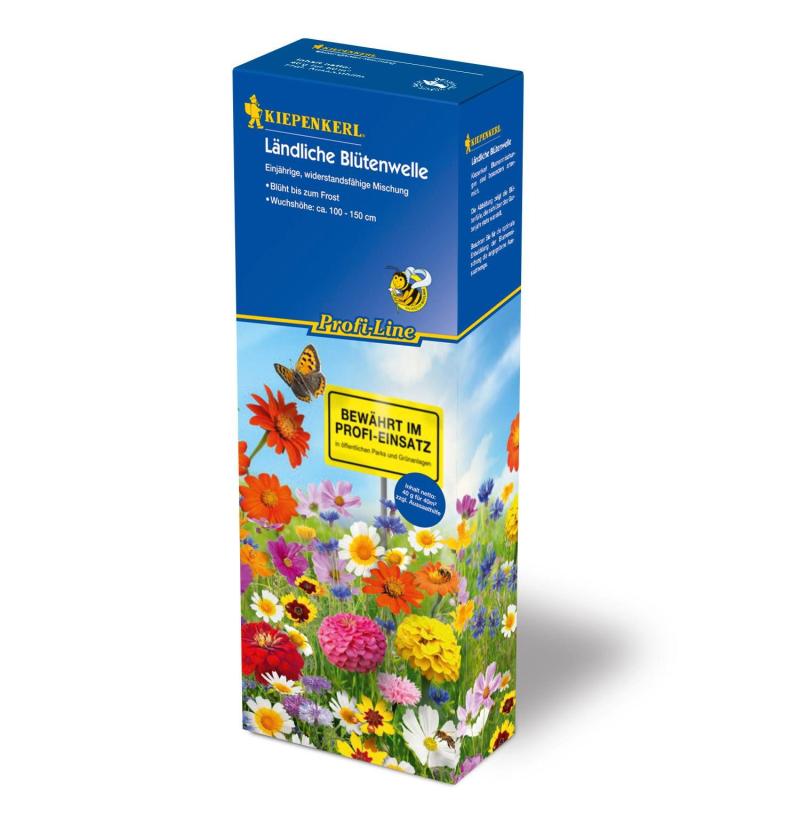 Farverig Markblomsterblanding til Haven - Kiepenkerl 30 m²