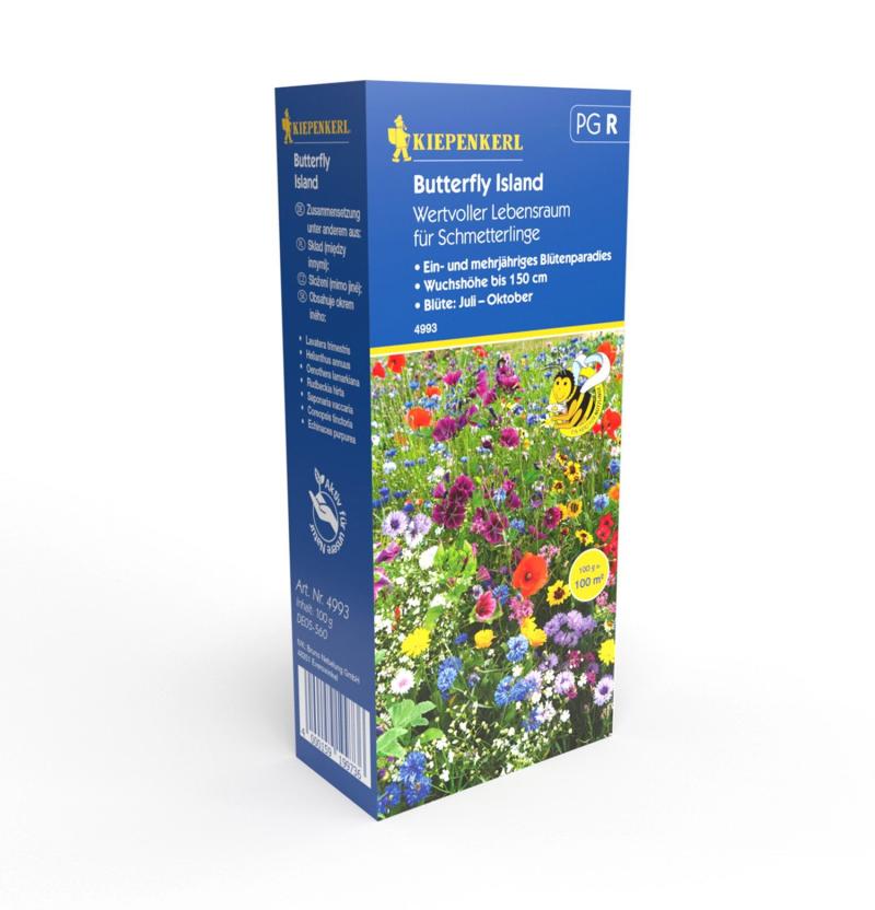 Blomsterblanding til Sommerfugle - Paradis 100 m²