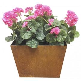 Blomsterkasse Rust Look